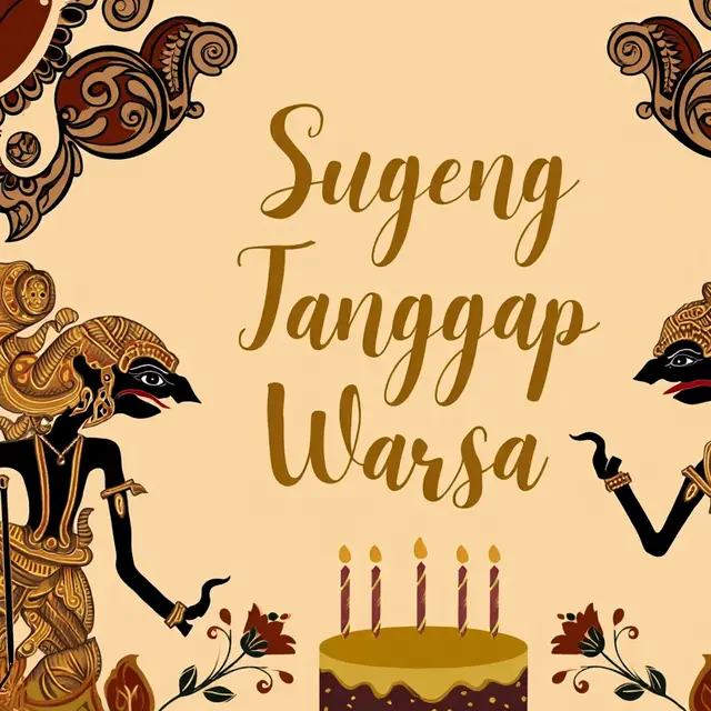 Ucapan ulang tahun bahasa Jawa (Foto: Reve Art AI)