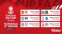 Link Live Streaming Piala FA 2021/2022 Pekan Ini di Vidio, 5 dan 6 Februari 2022