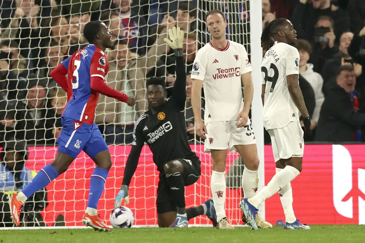 Foto: Mudahnya Crystal Palace Menjebol Gawang Manchester United, Andre Onana Kebobolan 4 Gol