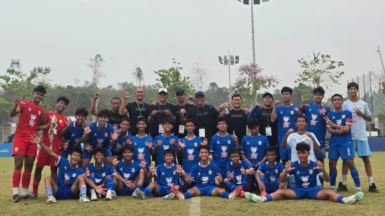 Persib Juara Piala Soeratin U15 2026 usai Menang Telak Atas Bali United