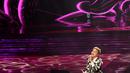 Penyanyi Rizky Febian saat tampil pada malam final Miss Grand Indonesia 2018 di JCC Jakarta, Sabtu (21/7). Rizky Febian juga membawakan lagu Penantian Berharga pada malam final. (Liputan6.com/Angga Yuniar)