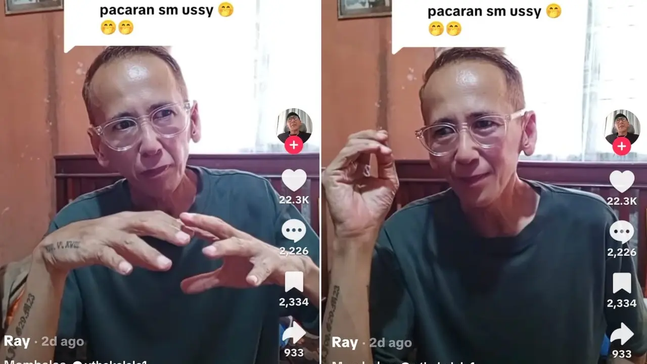 Raymond Manthey. (Tangkapan layar TikTok/ Ray)