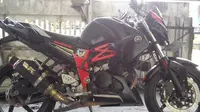Modifikasi Yamaha Byson Gaya Street Fighter