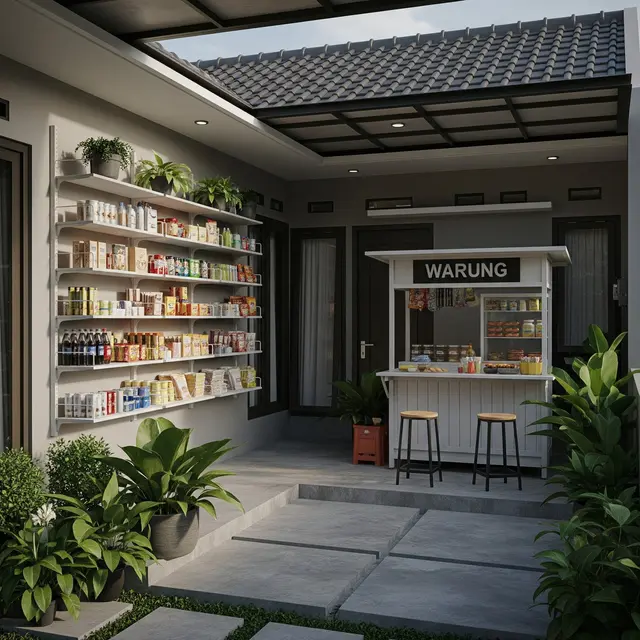9 Desain Teras Rumah Tipe 45 dengan Dak Beton untuk Jualan, Fungsional dan Menarik