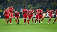 Reaksi para pemain Bayern Munchen setelah memastikan kemenangan atas Borussia Dortmund melalui adu penalti. (doc. Bayern Munchen)