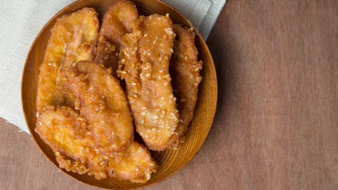 resep pisang geprek kriuk