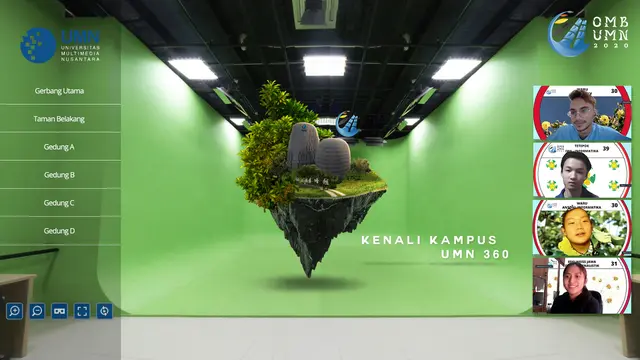 Orientasi Mahasiswa Baru Universitas Multimedia Nusantara (UMN).