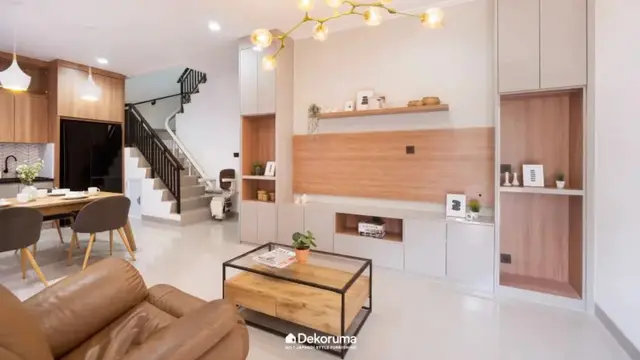 Ruang Tamu Gaya Terbuka & Multifungsi