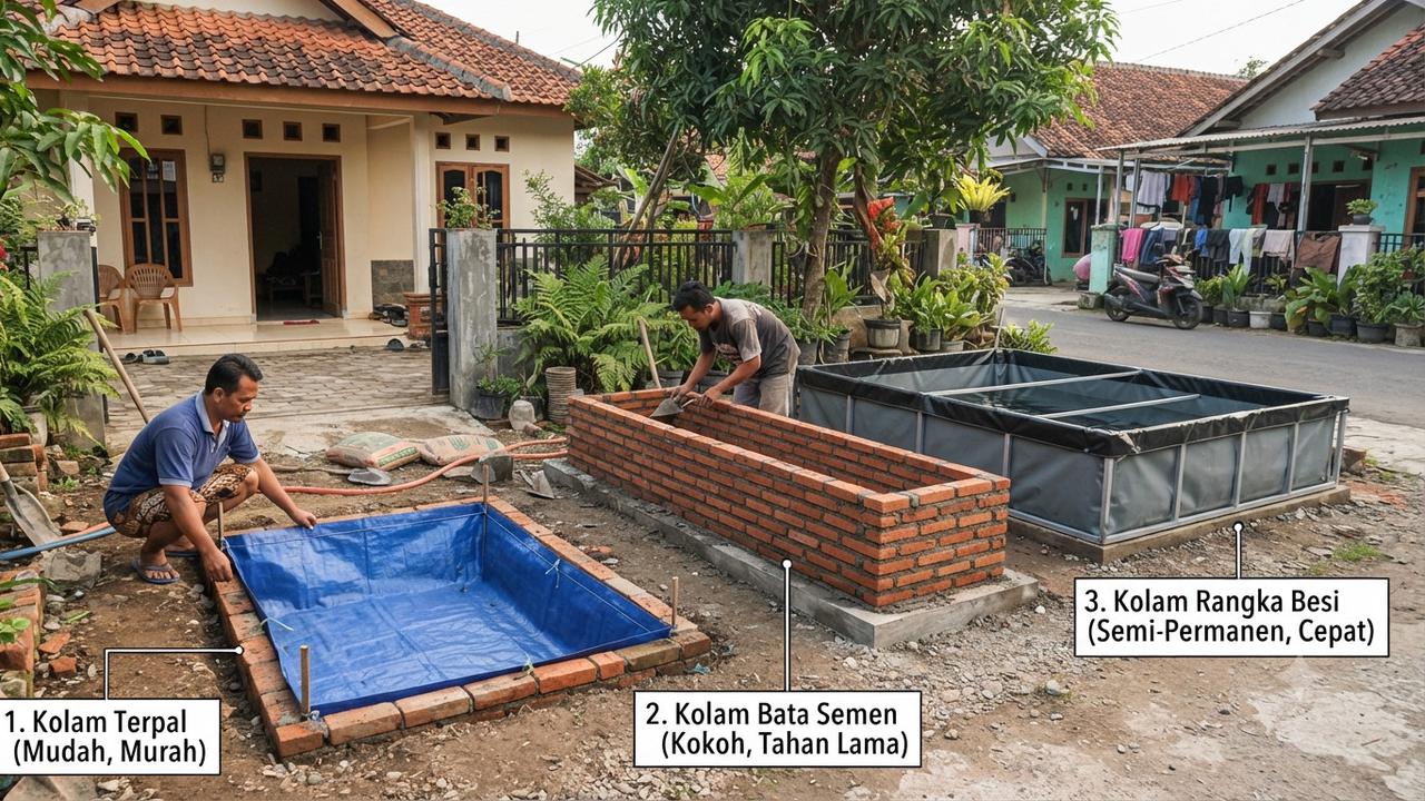 Pilihan Material Kolam yang Paling Efisien