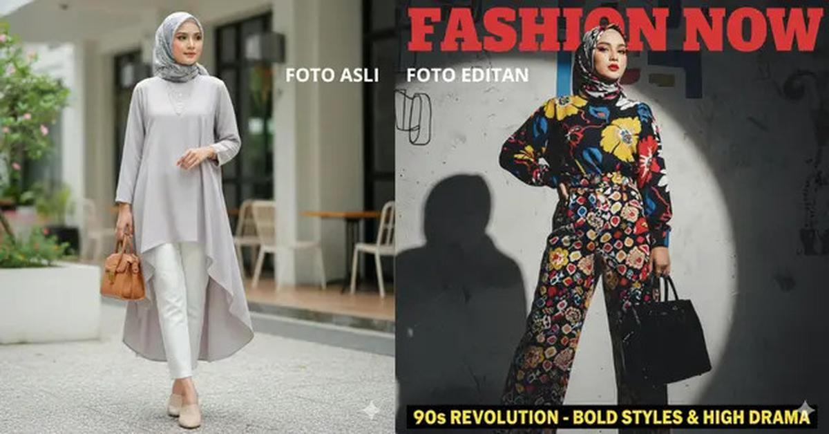 Kumpulan Prompt Gemini AI untuk Edit Foto Gaya Retro 90-an