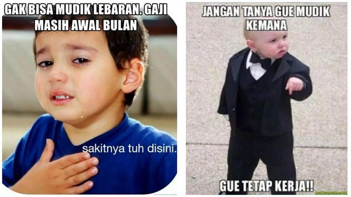 8 Meme Enggak Bisa Mudik Saat Libur Lebaran Idul Fitri 2023 Ini Bikin