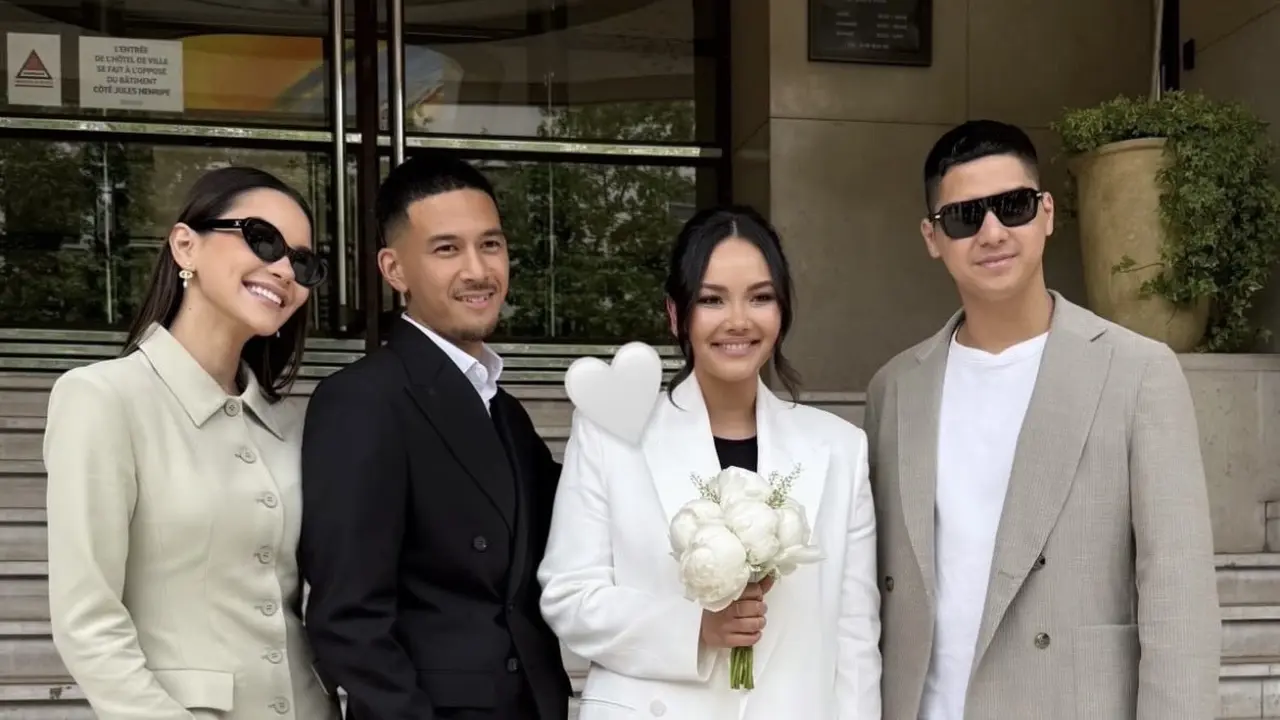Alyssa Daguise di Pernikahan Kakaknya di Paris, Serasi dengan Al Ghazali