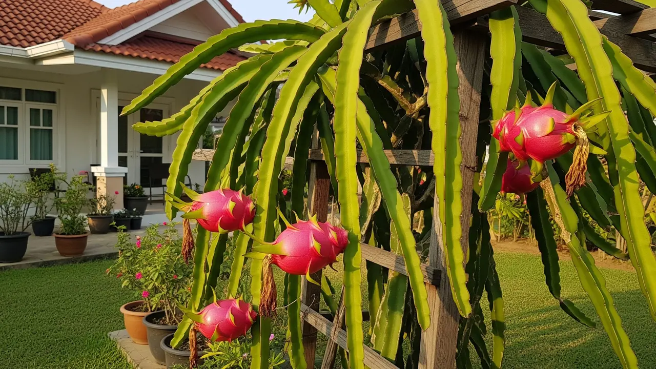 Tips Menanam Buah Naga di Pekarangan Rumah