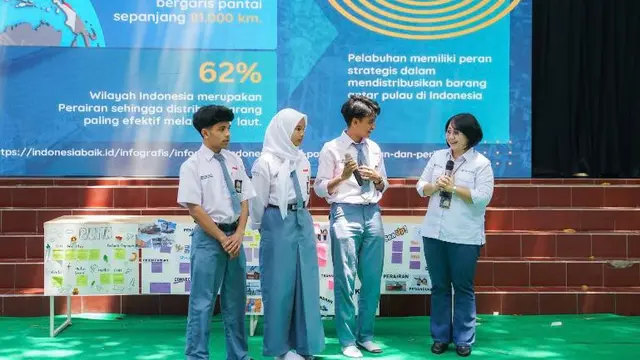 Pelaksanaan program Pelindo Mengajar menjadi bentuk tanggung jawab sosial dan lingkungan (TJSL) (Istimewa)
