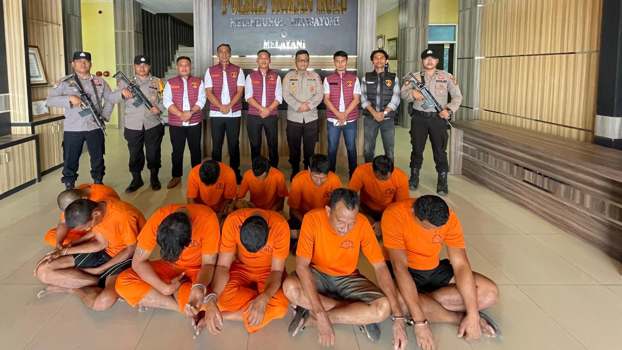 Jaga Kamtibmas Selama Pilkada, Polres Rohul Tangkap Sindikat Pencuri Sapi yang Meresahkan Warga