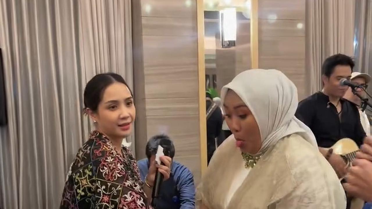 Potret Seru-seruan Ramadan Nagita Slavina dan Tim RANS, Kasih Undian Berhadiah iPhone hingga Motor