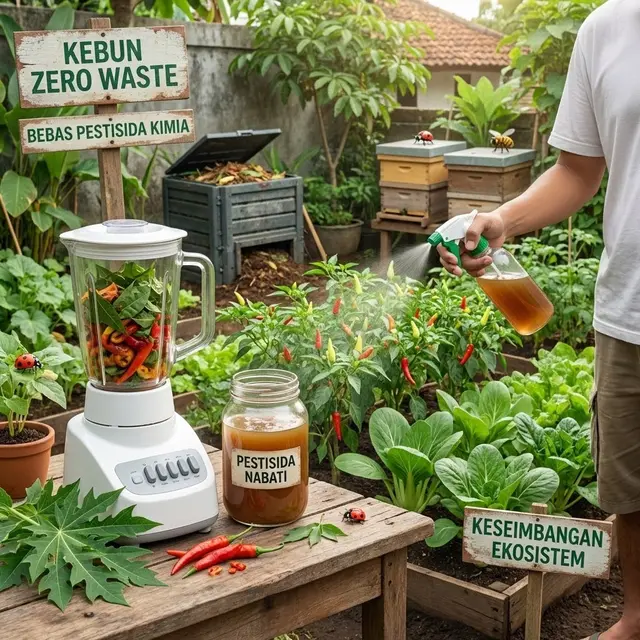 Ide Kebun Cabai Rawit dan Sayur Zero Waste Solusi Mandiri Pangan