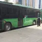 Bus salawat dapat membantu jemaah haji Indonesia untuk melaksanakan rangkaian ibadah haji saat ada di Mekah. (Liputan6.com/Taufiqurrochman)