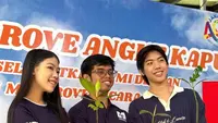 Mischka Aoki dan Devon Enzo Gemakan Semangat Ramah Lingkungan di Ajang Mangrove Care Day