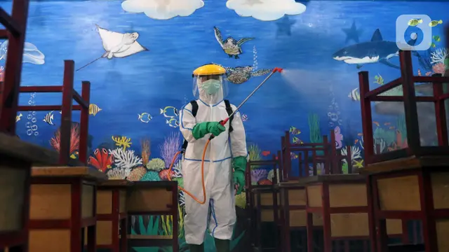 FOTO: Persiapan Sekolah di Tangerang Menghadapi New Normal