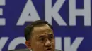 Kepala BNN Irjen Heru Winarko dalam acara rilis akhir tahun 2018 BNN di gedung BNN, Jakarta, Kamis (20/12). Sepanjang 2018, BNN telah mengungkap 53 kasus TPPU yang melibatkan 70 orang tersangka dengan total aset Rp229 miliar. (Merdeka.com/Imam Buhori)