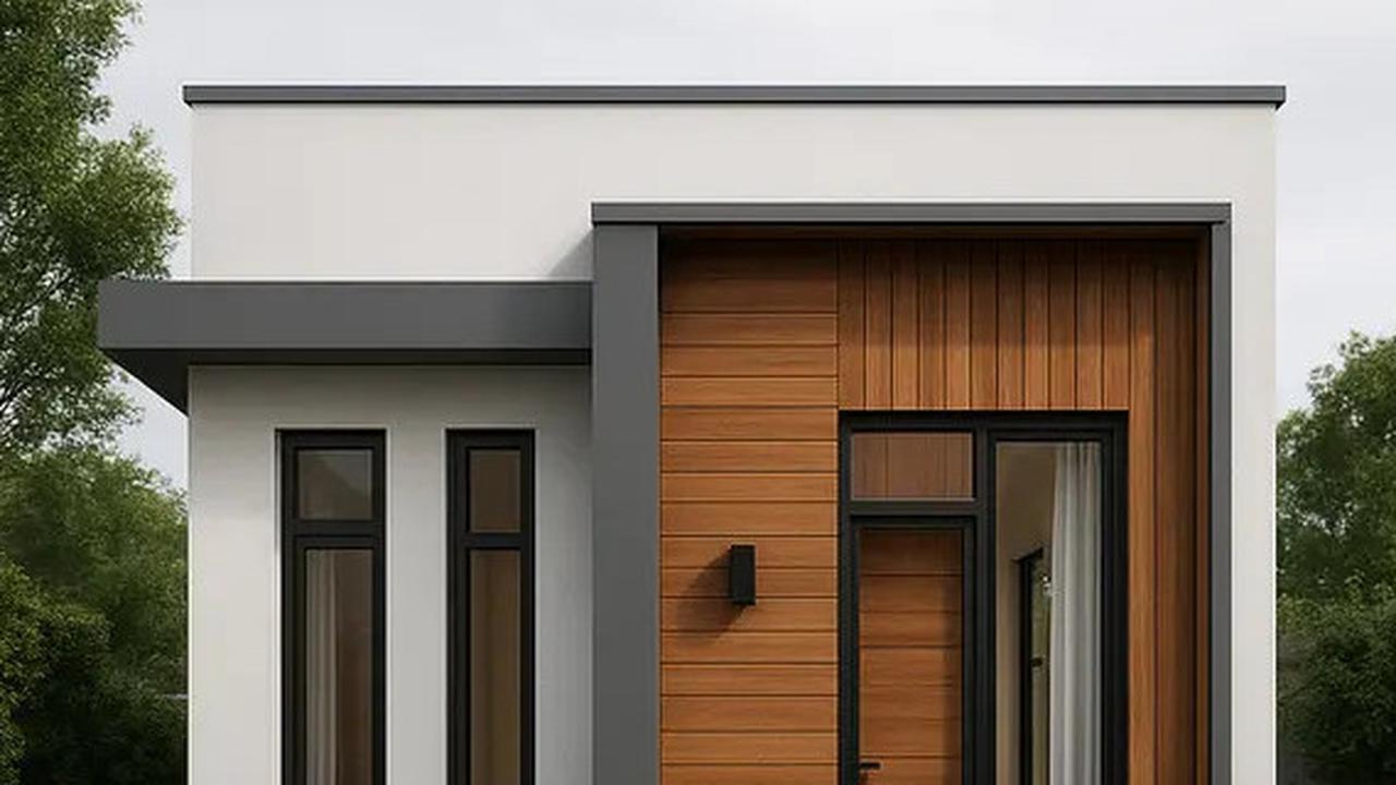 7 Model Rumah Sederhana 6x9 Meter di Kampung dengan Atap Datar, Gaya Minimalis Anti Ribet