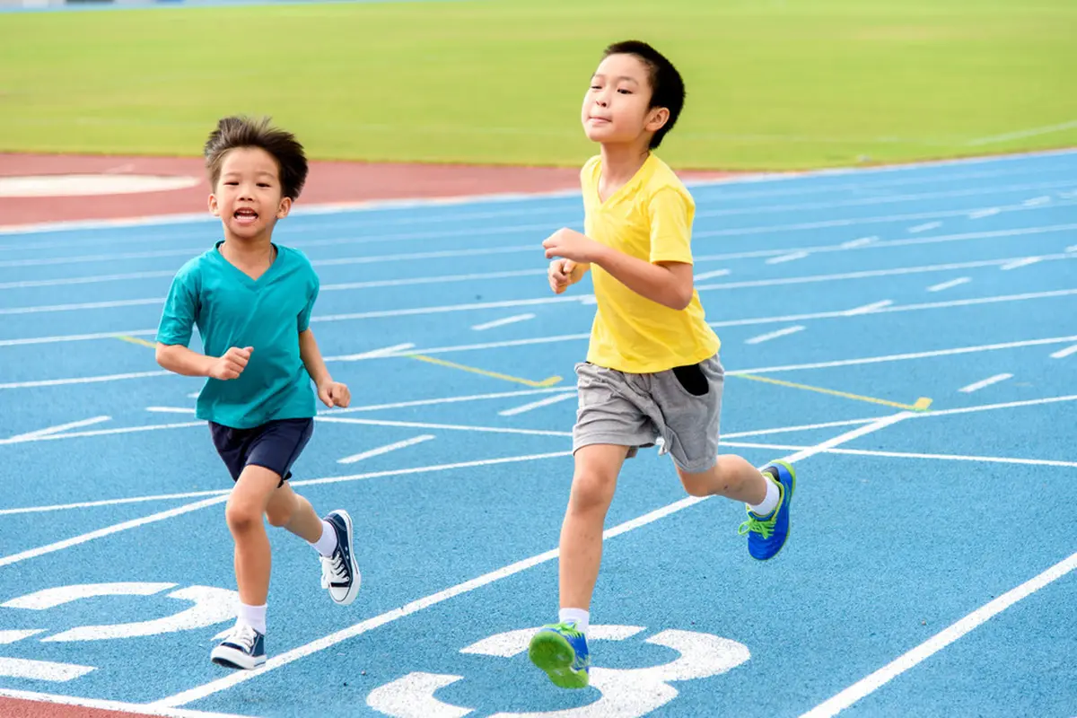 Lari dan Joging bersama anak
