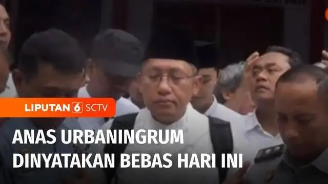 Usai menjalani masa tahanan selama 8 tahun, mantan Ketua Umum Partai Demokrat Anas Urbaningrum dinyatakan bebas. Anas keluar dari Lapas Sukamiskin Bandung dengan status cuti menjelang bebas.