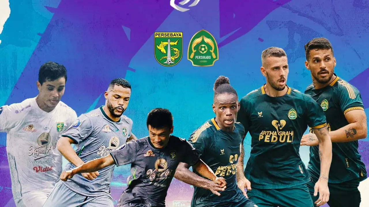 BRI Liga 1 - Duel Pemain Asing - Persebaya Surabaya Vs Persikabo 1973