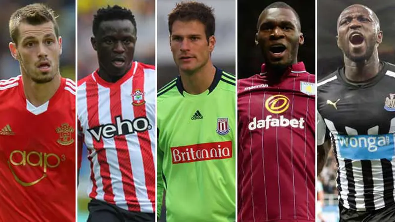 Schneiderlin,  Victor Wanyama,  Asmir Begovic,  Christian Benteke dan Moussa Sissoko