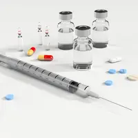 Ilustrasi obat medis dan jarum suntik (Foto:Arek Socha dari Pixabay)