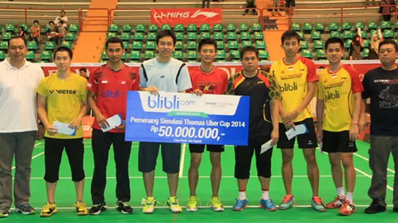 Simulasi Piala Thomas dan Uber