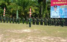 TNI Bangun 965 Meter Jalan, TMMD Muara Enim Ke-126 Sasar 3 Desa Terpencil di Sumsel