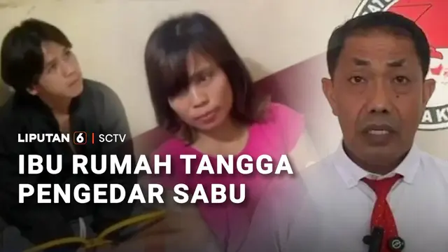Miris! Ibu Rumah Tangga Pakai Sabu di depan Anak Balitanya
