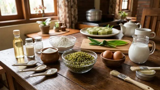 Kue Kacang Hijau Kukus