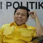 Caketum Golkar Setya Novanto saat diskusi "Babak Baru Partai Politik di Indonesia", Jakarta, Rabu (4/5). Setya Novanto mengaku siap mengembalikan kejayaan partai berlambang pohon beringin. (Liputan6.com/Johan Tallo)