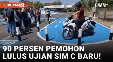 Ujian Praktik SIM C Baru, 90 Persen Pemohon di Nganjuk Dinyatakan Lolos