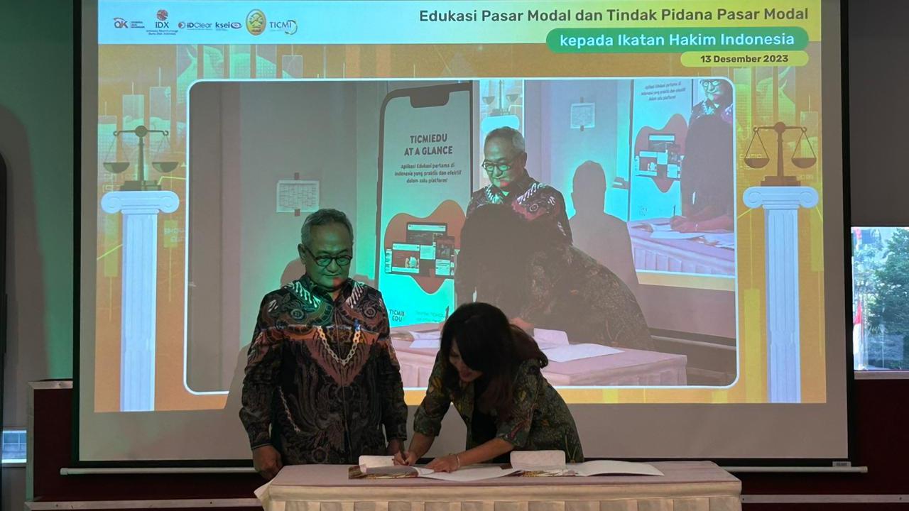 TICMI Beri Edukasi Pasar Modal ke Ikatan Hakim Indonesia