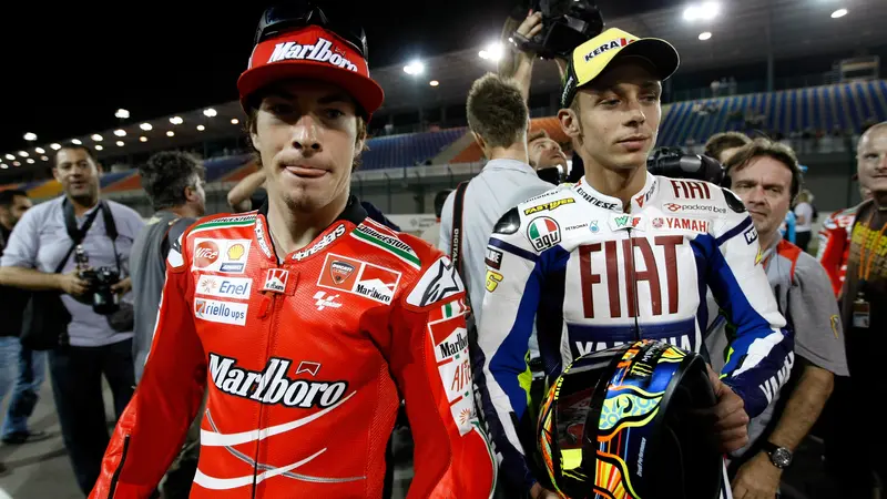 Nicky Hayden dan Valentino Rossi