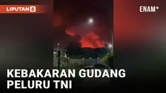 Pj Gubernur Jawa Barat Pastikan Tidak Ada Korban di Kebakaran Gudang Amunisi TNI