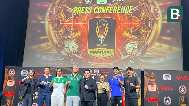 Konferensi pers Piala Presiden 2026