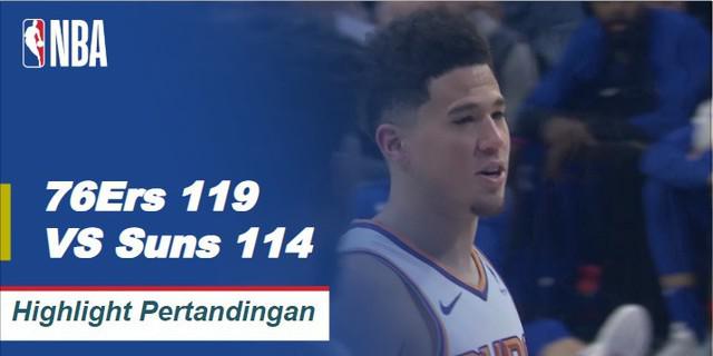 Cuplikan Hasil Pertandingan NBA : 76ers 119 VS Suns 114