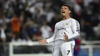 Ronaldo berteriak untuk luapkan kekecewaan (MIGUEL RIOPA / AFP)
