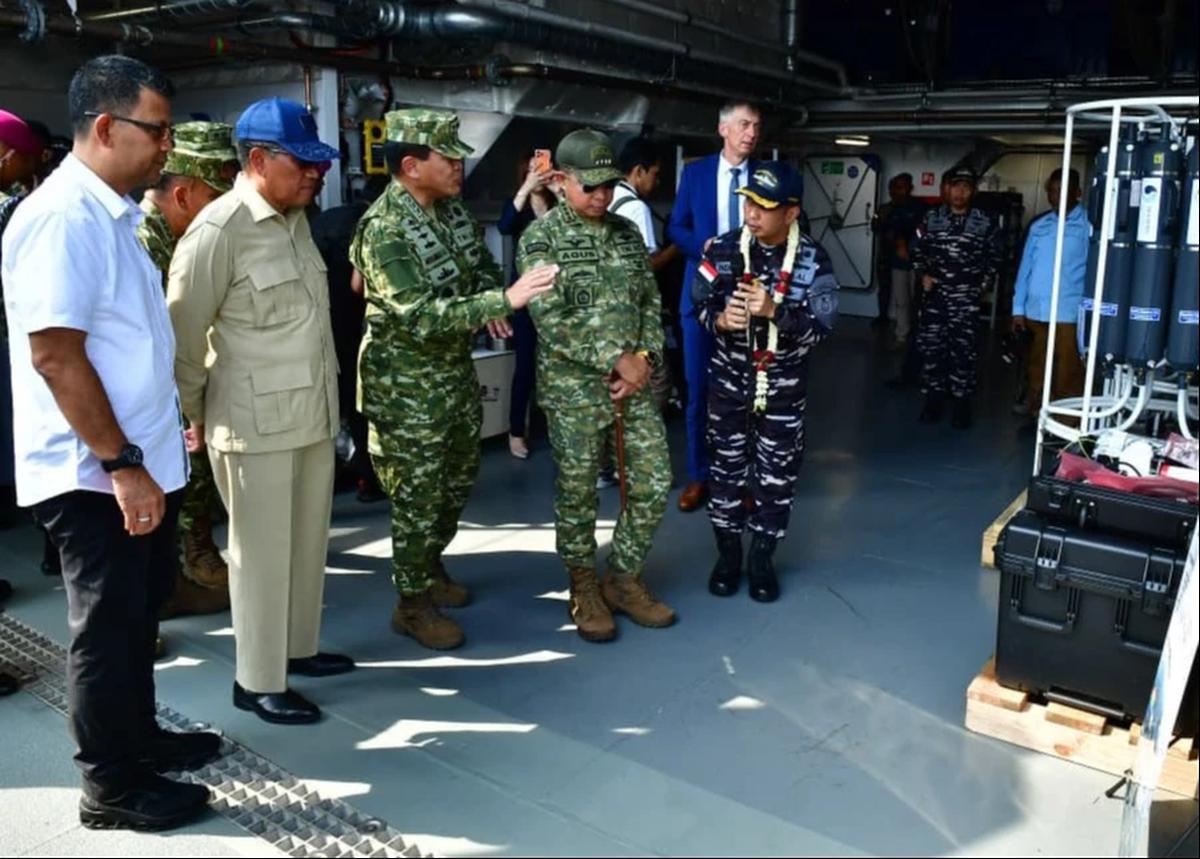 FOTO: KRI Canopus Resmi Perkuat Pemetaan Laut dan Pertahanan Maritim Indonesia