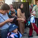 Antusias Siswa Baru Sambut Hari Pertama MPLS