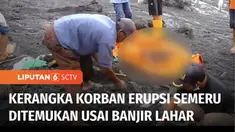 Banjir lahar dingin Gunung Semeru membuat satu korban hilang saat erupsi, akhirnya ditemukan. Hal ini berdasarkan data dan ciri pakaian korban yang merupakan seorang penambang.