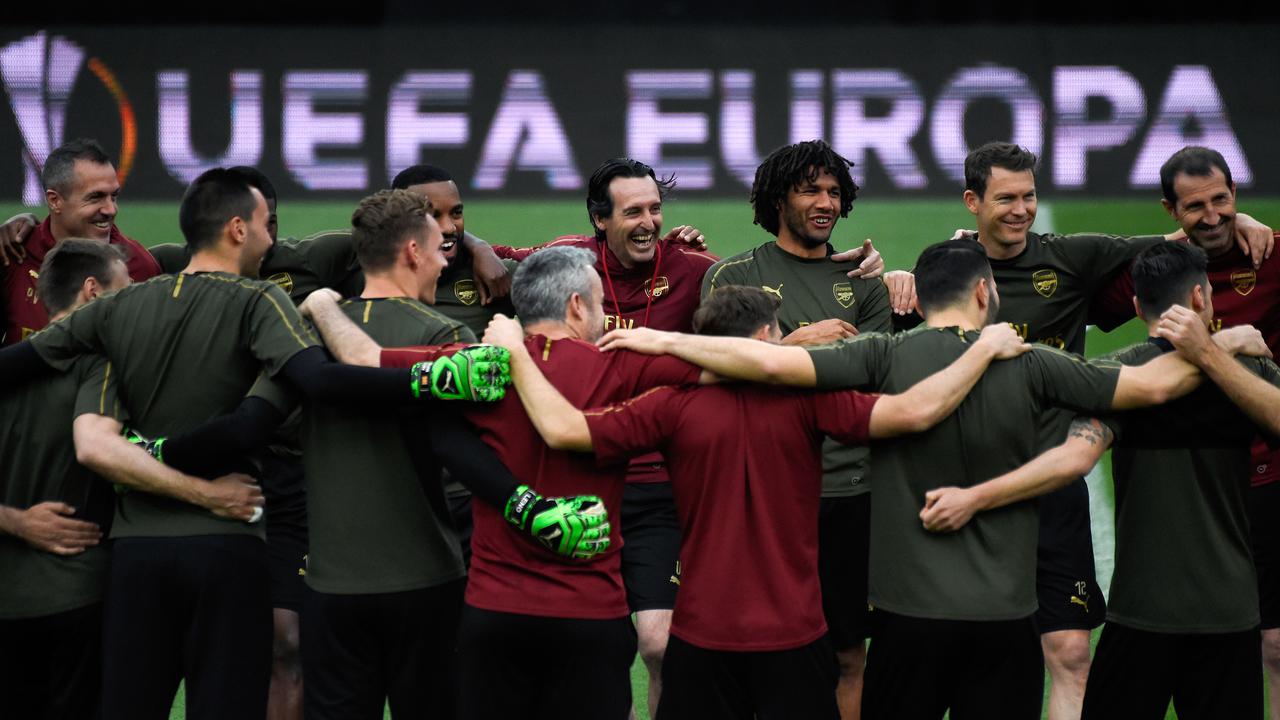Intip Latihan Arsenal Jelang Hadapi Valencia di Mestalla