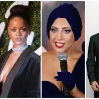 Kelly Osbourne, Rihanna, Lady Gaga, dan Neil Patrick Harris (Bintang/EPA)