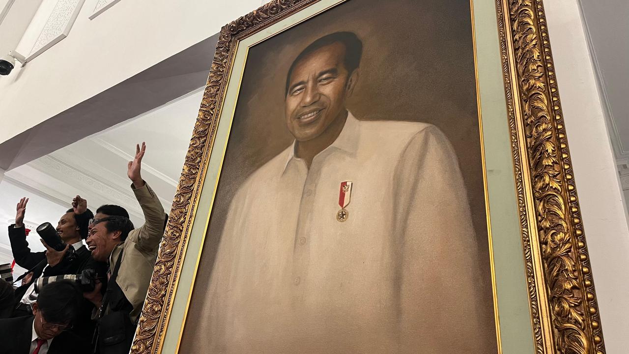 Lukisan Jokowi di Istana Kepresidenan