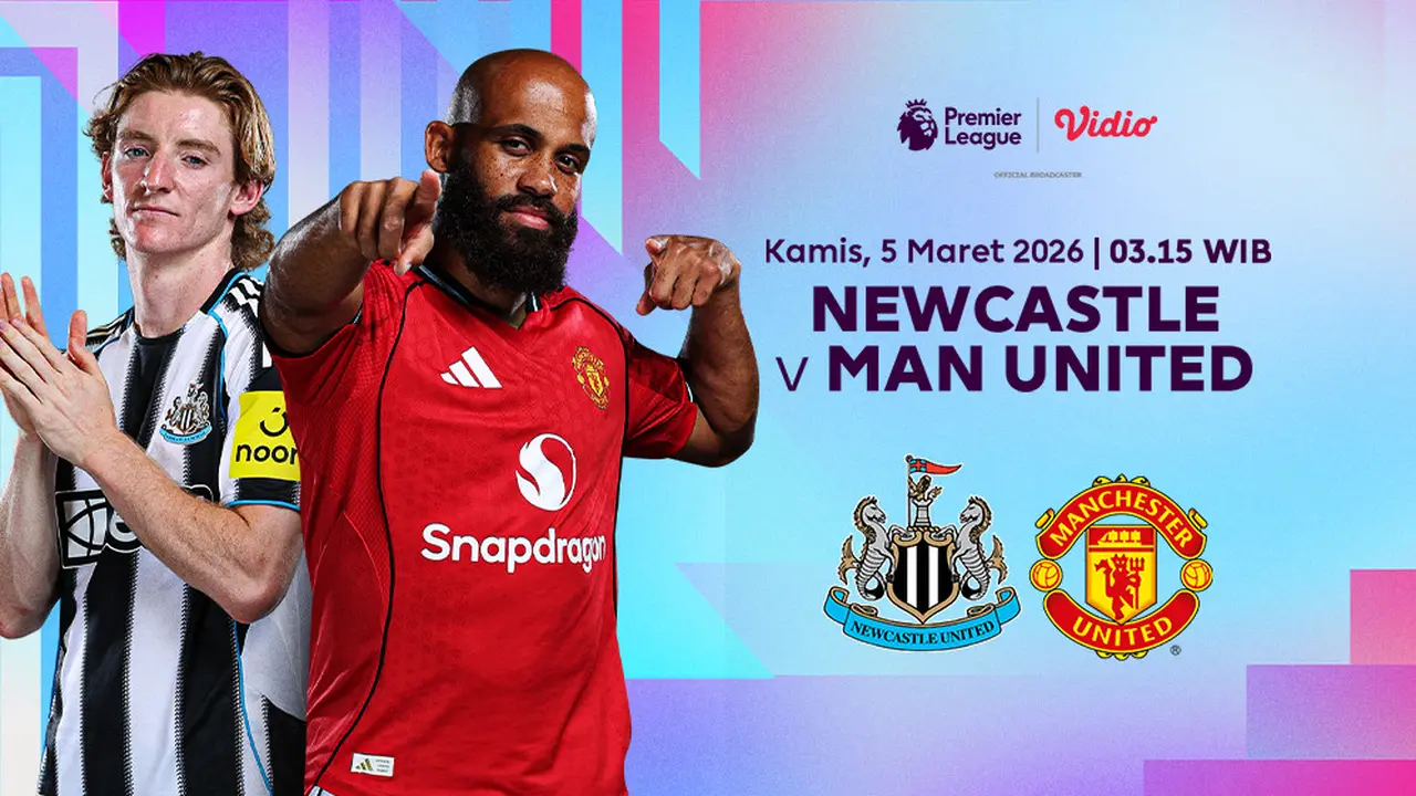 Jadwal Premier League antara Newcastle United vs Manchester United